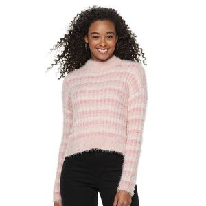 Oversized Candies Pink Fuzzy Sweater💓